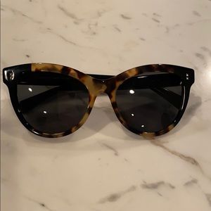 Valentino Tortoise Shell& Black Cat Eye Su…